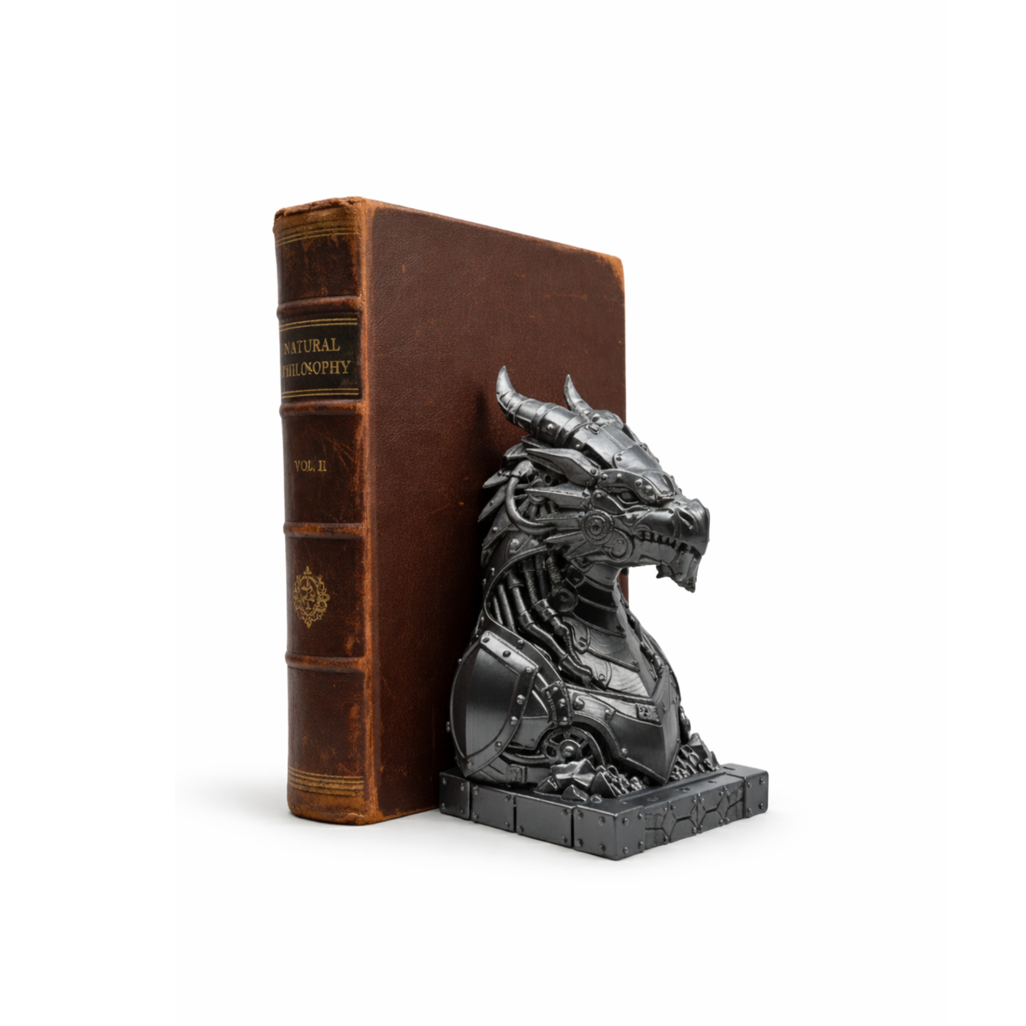 mechanic dragon bookend – steampunk drachen büste & buchstütze 🐉⚙️ mechanic dragon bookend – steampunk drachen büste & buchstütze 🐉⚙️